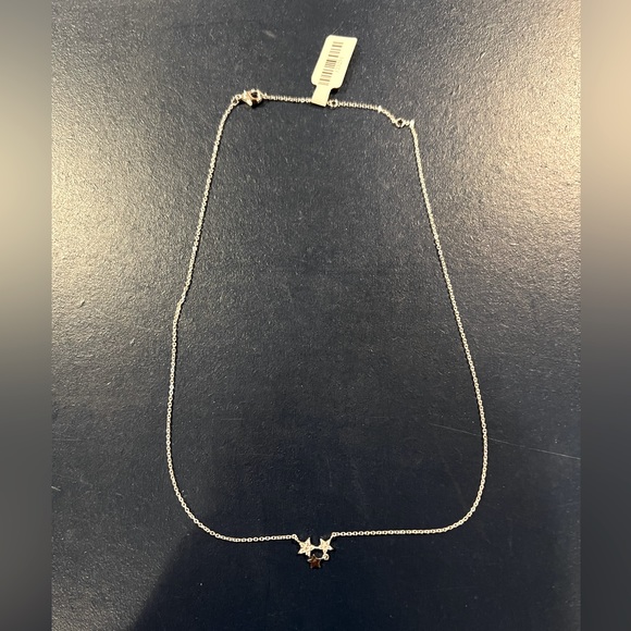 NWT Silver Adjustable Triple Drip Star Necklace - Picture 7 of 7
